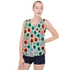 Zappwaits Xl Bubble Hem Chiffon Tank Top by zappwaits