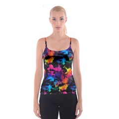 Tie Dye Rainbow Galaxy Spaghetti Strap Top by KirstenStar