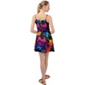 Tie dye rainbow galaxy Summer Time Chiffon Dress View2