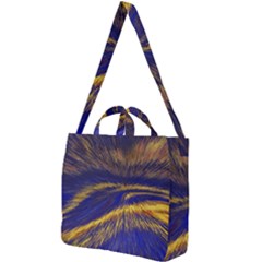 Bomb Background Pattern Explode Square Shoulder Tote Bag