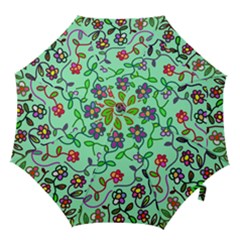 Flowers Floral Plants Hook Handle Umbrellas (small) by Bajindul