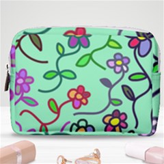 Flowers Floral Plants Make Up Pouch (medium) by Bajindul