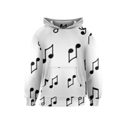 Piano Notes Music Kids  Pullover Hoodie