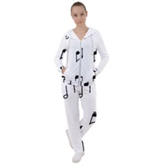 Piano Notes Music Women s Tracksuit by HermanTelo