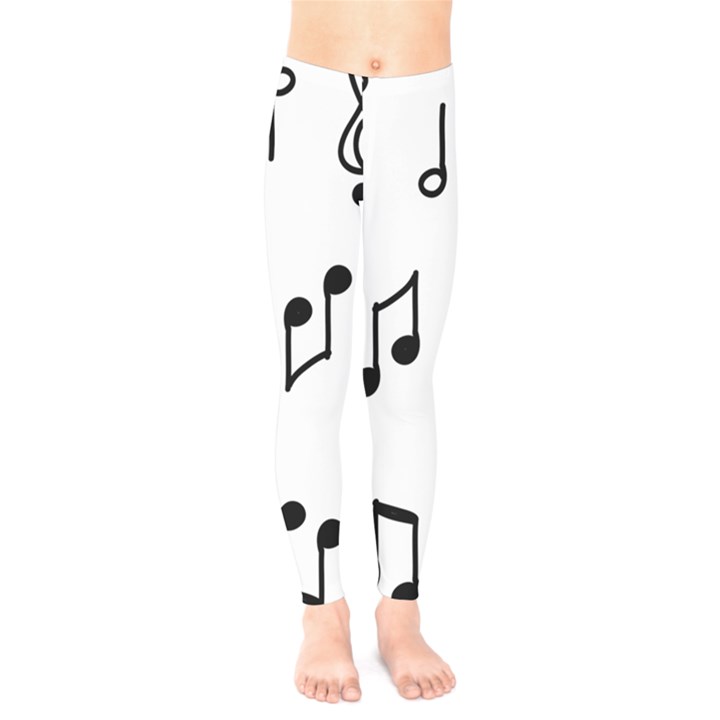 Piano Notes Music Kids  Legging