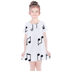 Piano Notes Music Kids  Simple Cotton Dress by HermanTelo