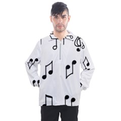 Piano Notes Music Men s Half Zip Pullover by HermanTelo