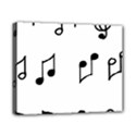 Piano Notes Music Canvas 10  x 8  (Stretched) View1