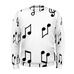 Piano Notes Music Men s Sweatshirt