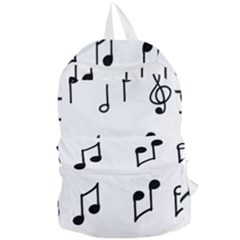 Piano Notes Music Foldable Lightweight Backpack