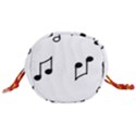 Piano Notes Music Drawstring Bucket Bag View3