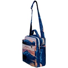 Tree Near Mountain Range Crossbody Day Bag by Pakrebo