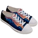 Tree Near Mountain Range Women s Low Top Canvas Sneakers View3