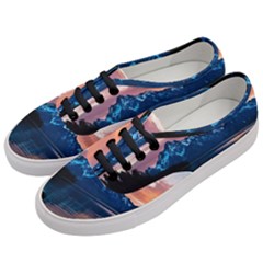 Tree Near Mountain Range Women s Classic Low Top Sneakers by Pakrebo