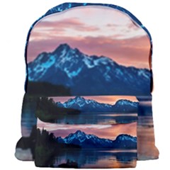 Tree Near Mountain Range Giant Full Print Backpack by Pakrebo