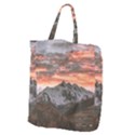 Scenic View Of Snow Capped Mountain Giant Grocery Tote View1