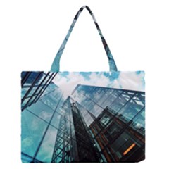 Architectural Design Architecture Building Business Zipper Medium Tote Bag by Pakrebo