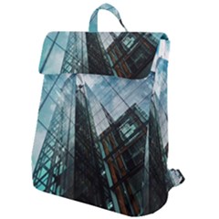 Architectural Design Architecture Building Business Flap Top Backpack by Pakrebo