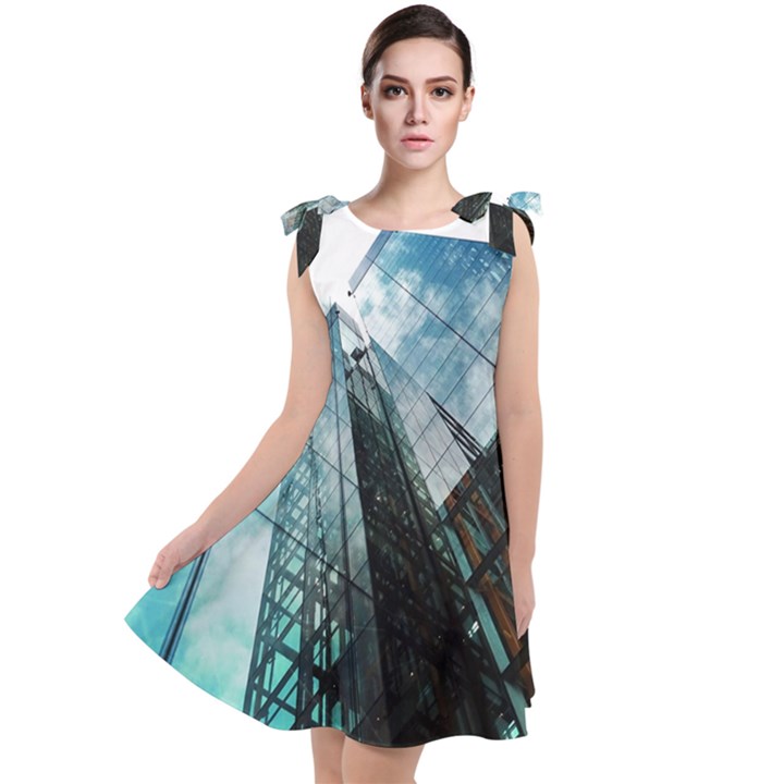 Architectural Design Architecture Building Business Tie Up Tunic Dress