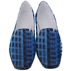 City Blue Building Construction Women s Classic Loafer Heels