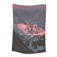 Snowy Summit Small Tapestry by Pakrebo