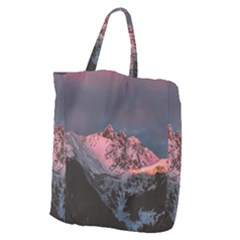 Snowy Summit Giant Grocery Tote by Pakrebo