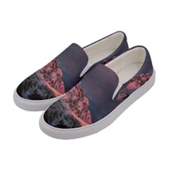 Snowy Summit Women s Canvas Slip Ons by Pakrebo