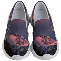 Snowy Summit Kids  Lightweight Slip Ons by Pakrebo