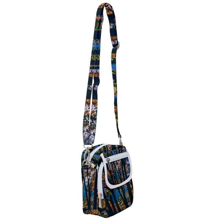 Silhouette Of Trees Shoulder Strap Belt Bag