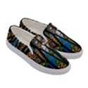 Silhouette Of Trees Women s Canvas Slip Ons View3