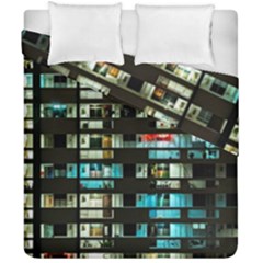 Architectural Design Architecture Building Cityscape Duvet Cover Double Side (california King Size) by Pakrebo