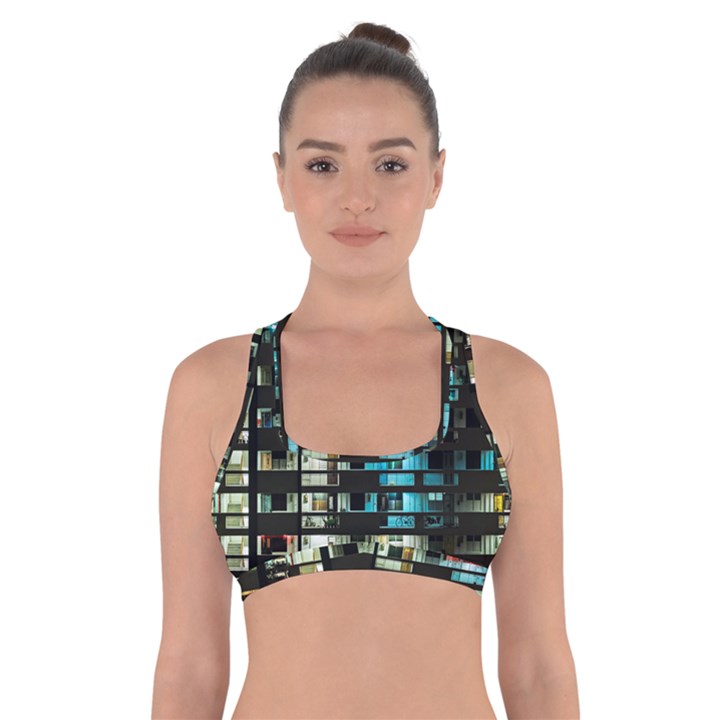 Architectural Design Architecture Building Cityscape Cross Back Sports Bra