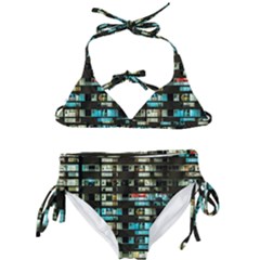 Architectural Design Architecture Building Cityscape Kids  Classic Bikini Set by Pakrebo