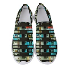 Architectural Design Architecture Building Cityscape Women s Slip On Sneakers by Pakrebo