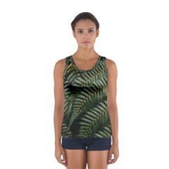 Green Leaves Photo Sport Tank Top  by Pakrebo