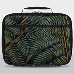 Green Leaves Photo Full Print Lunch Bag by Pakrebo