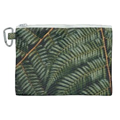 Green Leaves Photo Canvas Cosmetic Bag (xl) by Pakrebo