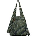 Green Leaves Photo Center Zip Backpack View2