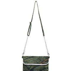 Green Leaves Photo Mini Crossbody Handbag by Pakrebo