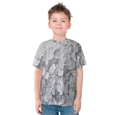 Nature Texture Print Kids  Cotton Tee by dflcprintsclothing