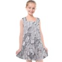 Nature Texture Print Kids  Cross Back Dress View1