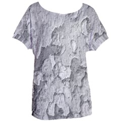 Nature Texture Print Women s Oversized Tee by dflcprintsclothing