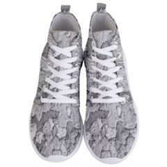 Nature Texture Print Men s Lightweight High Top Sneakers