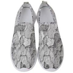 Nature Texture Print Men s Slip On Sneakers by dflcprintsclothing