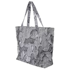 Nature Texture Print Zip Up Canvas Bag by dflcprintsclothing