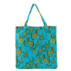 Cute Giraffes Pattern Grocery Tote Bag