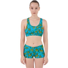 Cute Giraffes Pattern Work It Out Gym Set