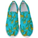 Cute Giraffes Pattern Men s Slip On Sneakers View1