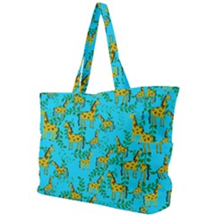 Cute Giraffes Pattern Simple Shoulder Bag