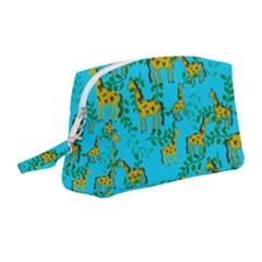 Cute Giraffes Pattern Wristlet Pouch Bag (medium)